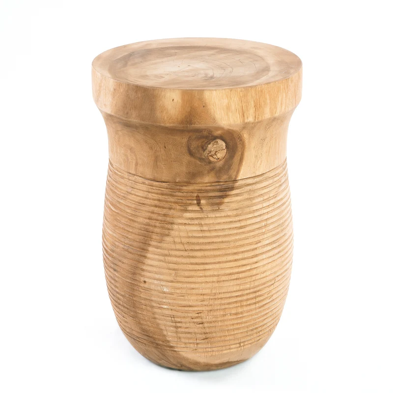 THE EZILI Hocker - Naturfarben