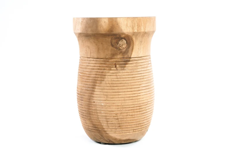 THE EZILI Hocker - Naturfarben