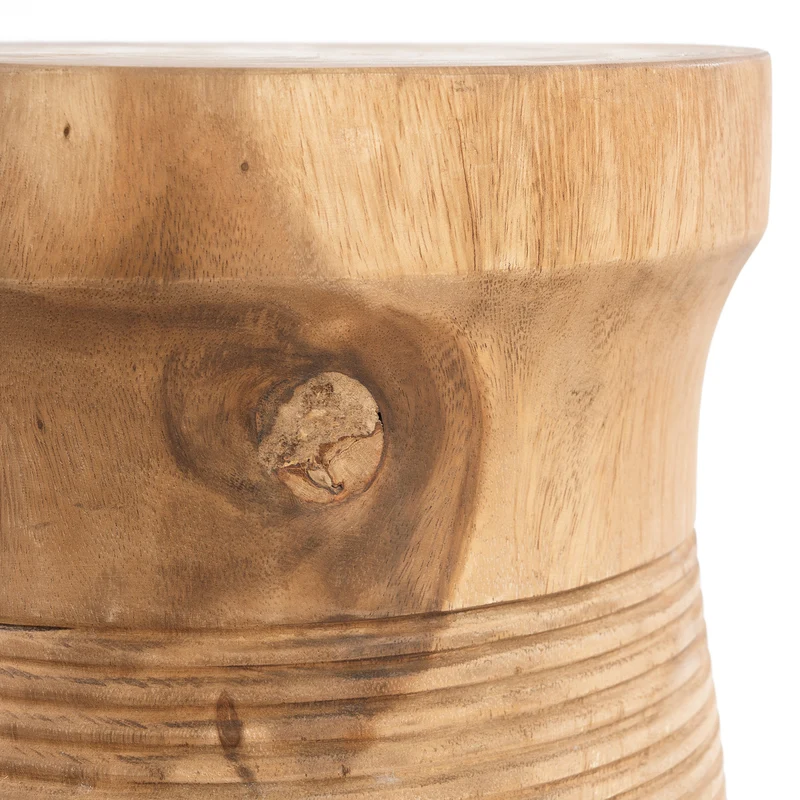 THE EZILI Hocker - Naturfarben