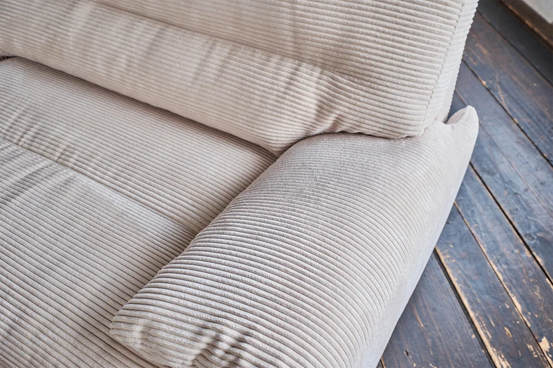 B-Ware KAWOLA Sofa CINE XXL-Sofa 3-Sitzer Cord braun