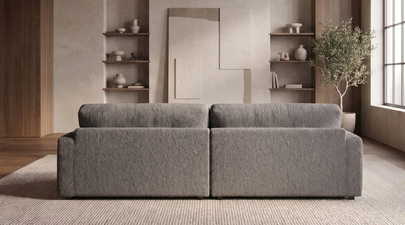 KAWOLA Big Sofa MARLIN Stoff greige