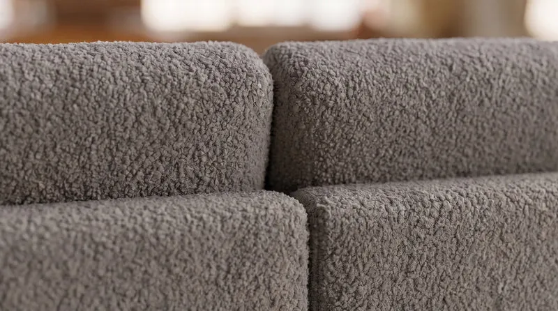 KAWOLA Big Sofa MARLIN Stoff greige