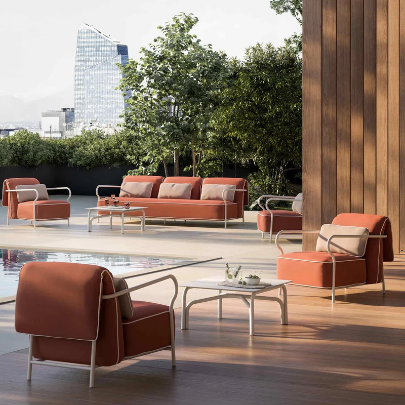 Outdoor Armchair SALÒ by Matteo Thun and Benedetto Fasciana for Unopiù