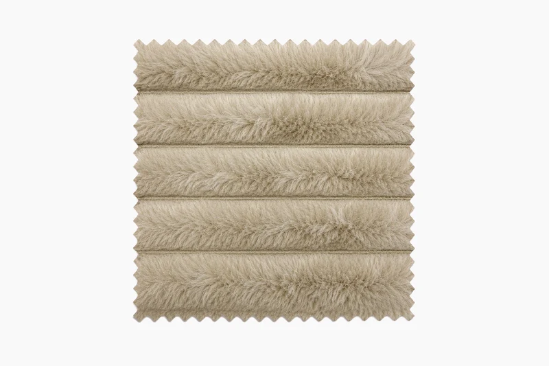 KAWOLA Stoffmuster Megacord taupe