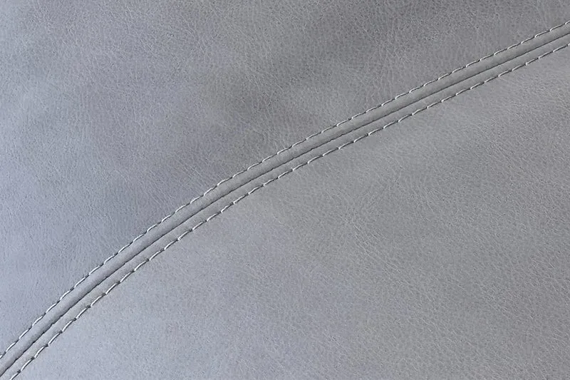 KAWOLA Sofa CELESTE 4-Sitzer Leder grau