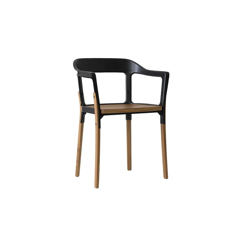 Wood Chair STEELWOOD by Ronan & Erwan Bouroullec for Magis