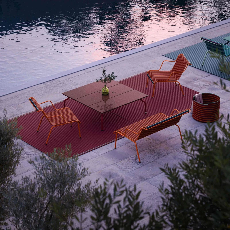 Outdoor Metal Low Armrchair SOUTH by Konstantin Grcic for Magis