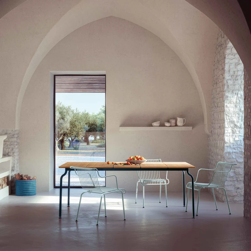 Outdoor Metal Armrest Chair SOUTH by Konstantin Grcic for Magis