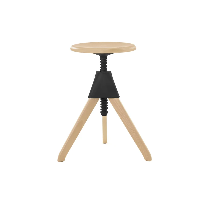 Adjustable Wooden Stool JERRY by Konstantin Grcic for Magis