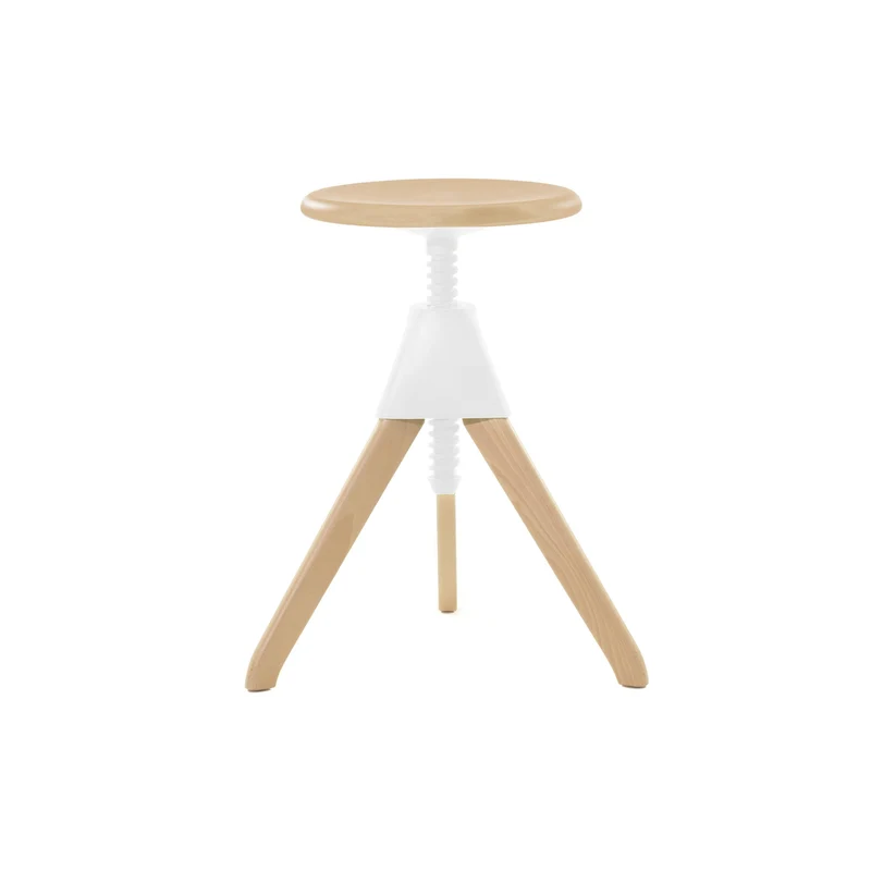 Adjustable Wooden Stool JERRY by Konstantin Grcic for Magis