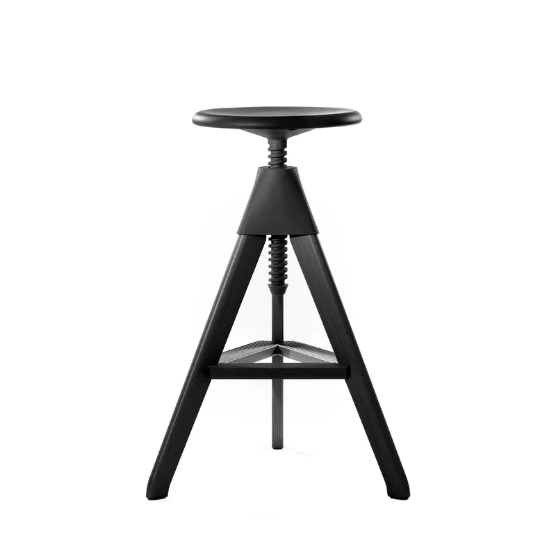 Adjustable Wooden Stool TOM by Konstantin Grcic for Magis