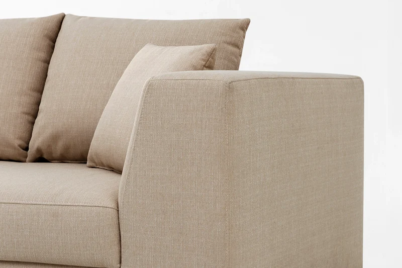 B-Ware KAWOLA Big Sofa MERA Stoff beige