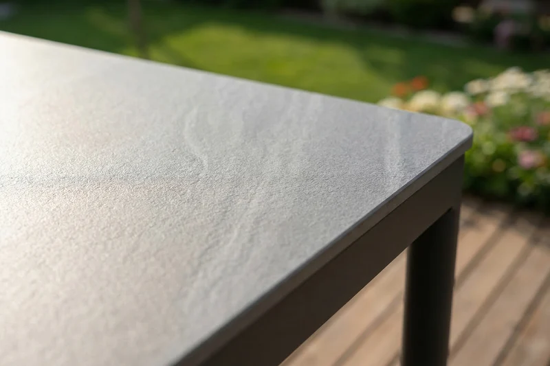 KAWOLA Gartenmöbel Set INDUS 7-tlg. Aluminium grau