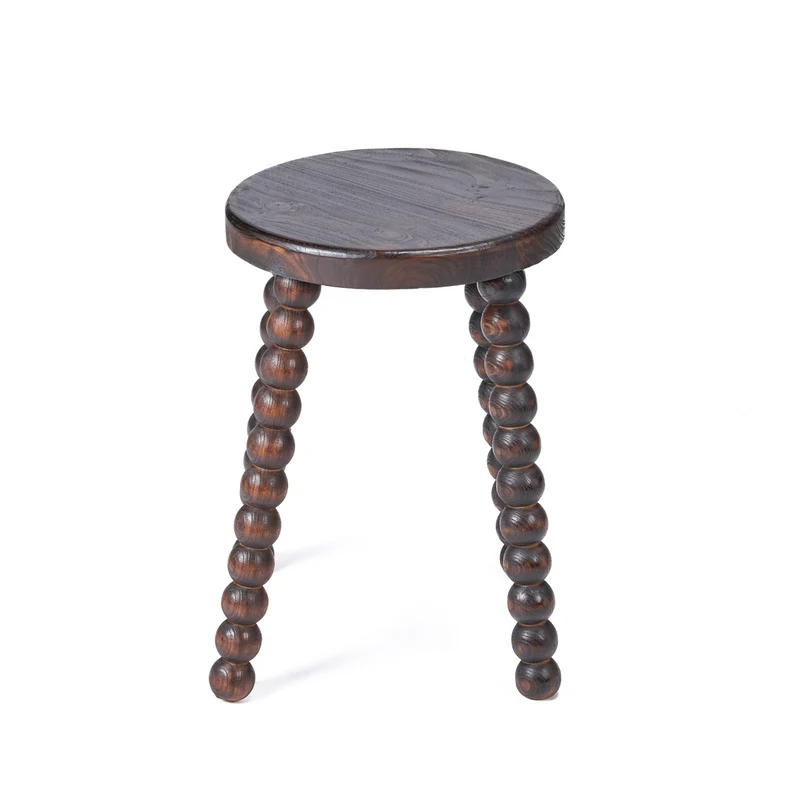 THE DANGO Hocker - Dunkelwalnuss
