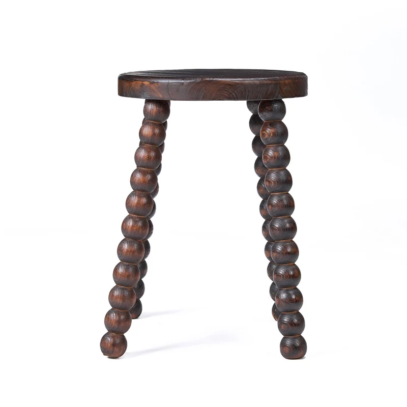 THE DANGO Hocker - Dunkelwalnuss