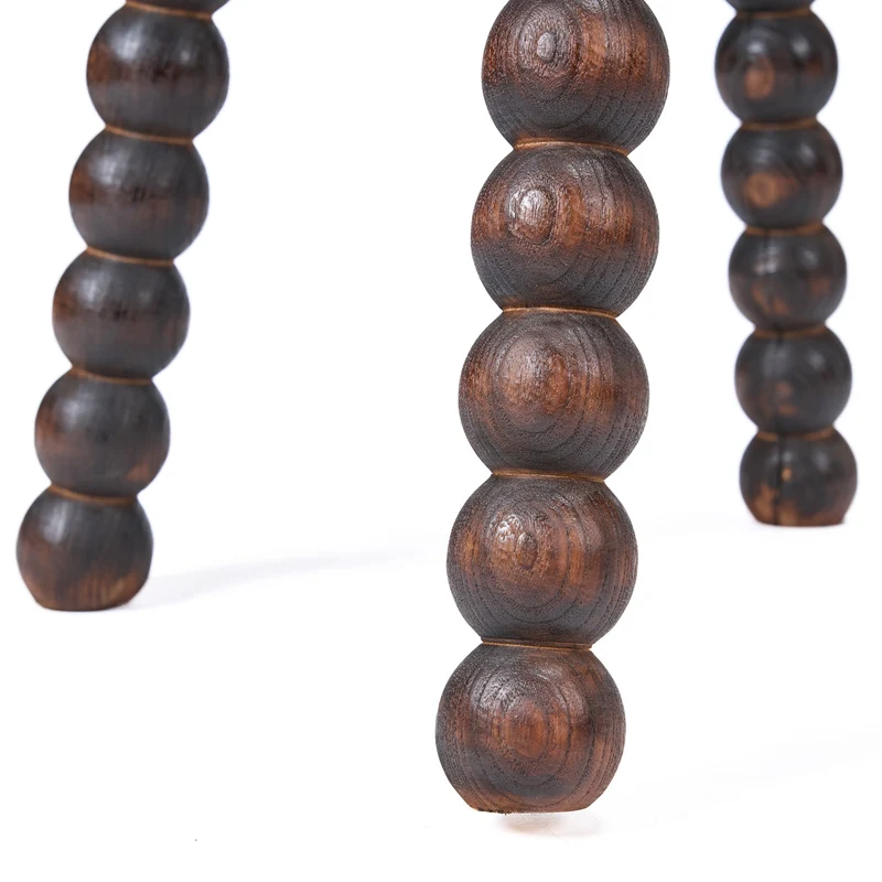 THE DANGO Hocker - Dunkelwalnuss