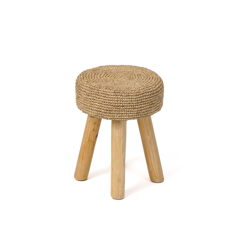 THE RAFFIA Hocker - Naturbelassen