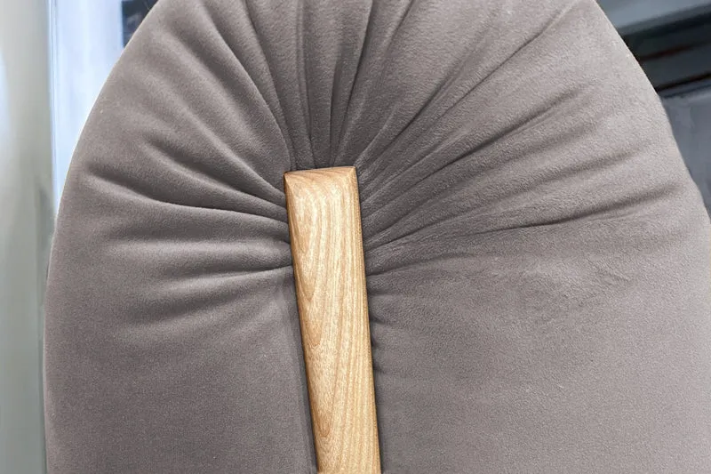 KAWOLA Sessel LAYLA Eckelement Velvet taupe