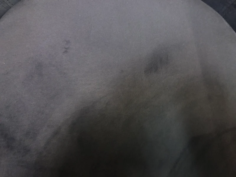 B-Ware KAWOLA Esszimmerstuhl LIMA Drehstuhl Stoff schwarz