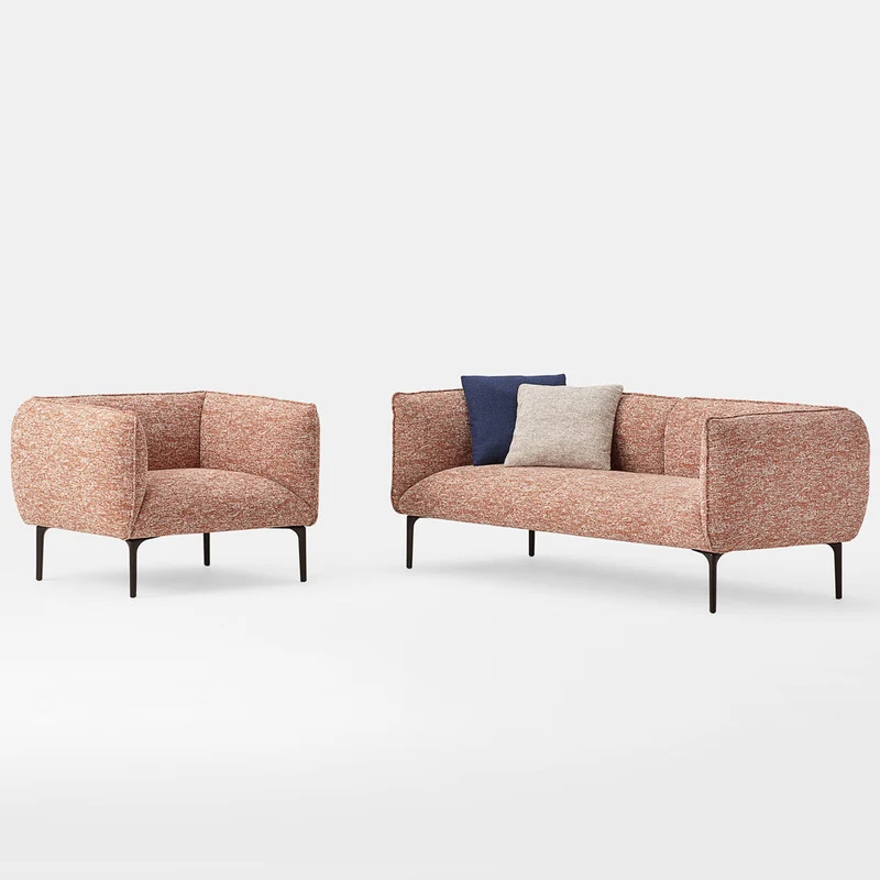 Kastel Klever Lounge 2-Sitzer Sofa – Design Loungesofa | Loungemöbel für moderne Kommunikationszonen