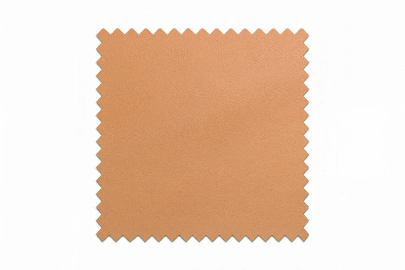 KAWOLA Stoffmuster Leder cognac