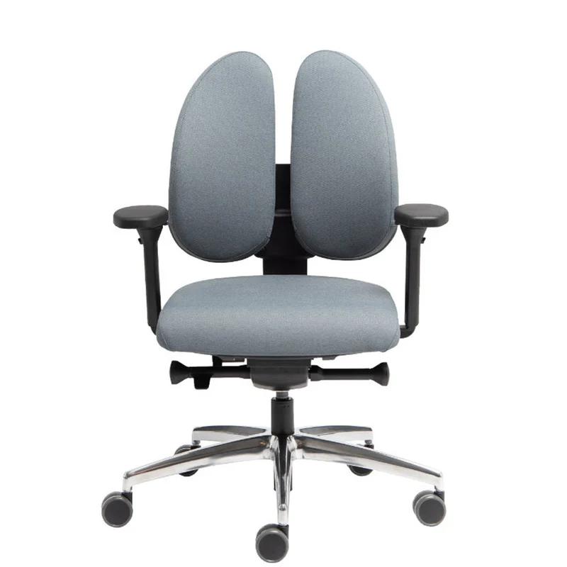 Wupperchair Muvback L6 | 4D Armlehnen | ergo Bürostuhl | geteilter Rücken & Sitzneige