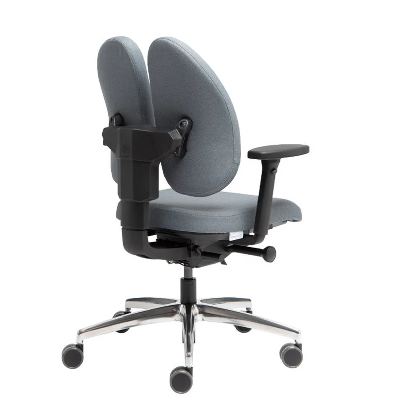 Wupperchair Muvback L6 | 4D Armlehnen | ergo Bürostuhl | geteilter Rücken & Sitzneige