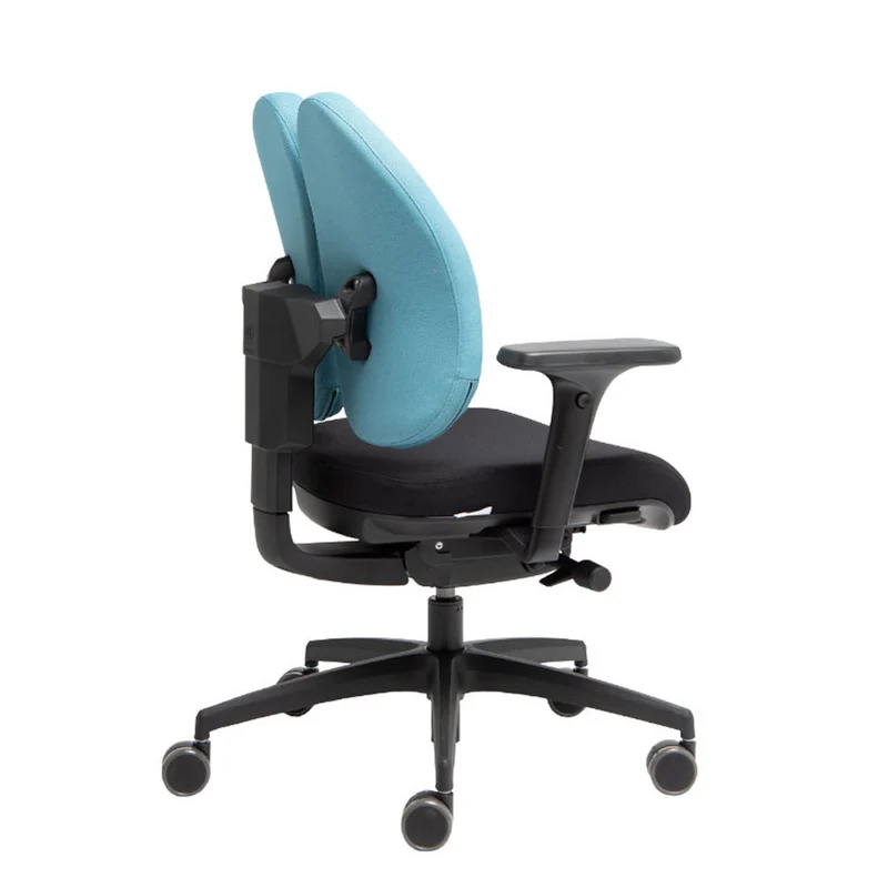 Wupperchair Muvback L2 | 4D Armlehnen | ergo Bürostuhl | geteilter Rücken