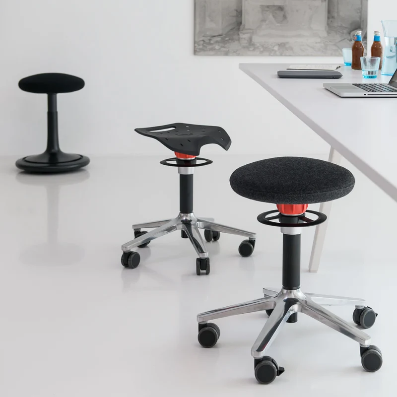 KÖHL ONGO Roll Sattel | ohne Polster | ergonomischer Sitzhocker | Arbeitshocker | Sattelhocker