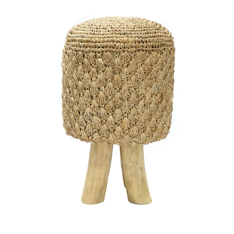 DER RAFFIA TRESSED Hocker