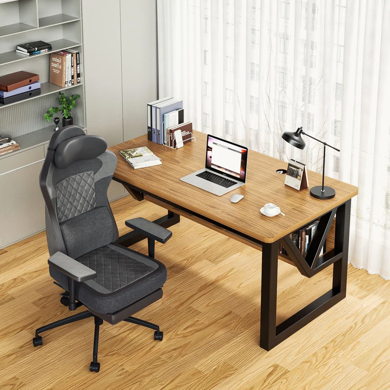 Bürostuhl mit Fußstütze, Ergonomischer Gaming Stuhl