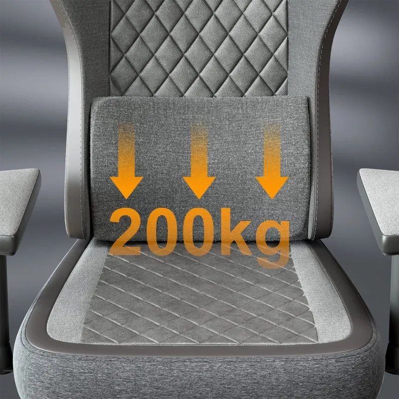 Bürostuhl mit Fußstütze, Ergonomischer Gaming Stuhl