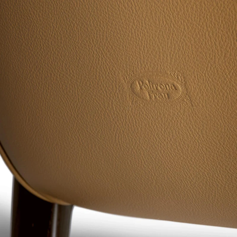Upholstered Small Armchair DUO by Roberto Lazzeroni for Poltrona Frau