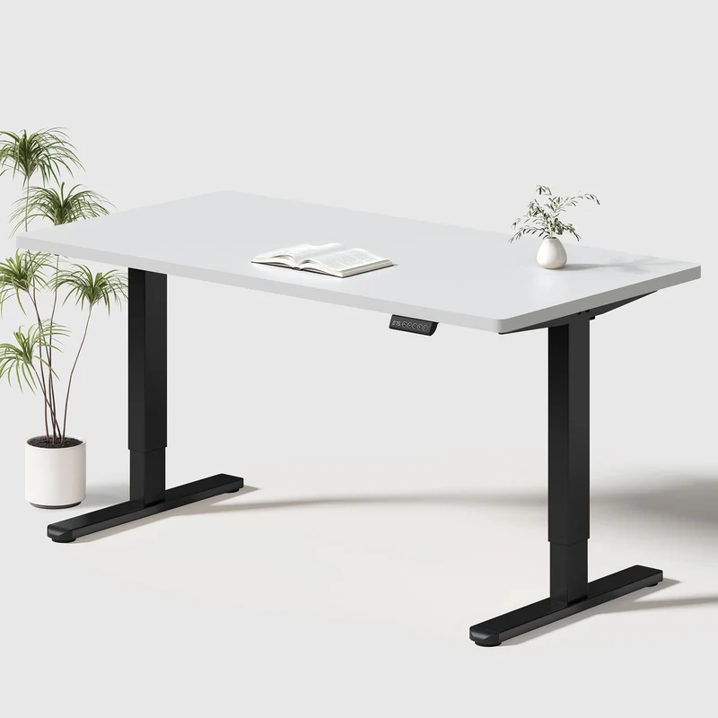 Basic Höhenverstellbarer Schreibtisch mit Entire Board Desktop