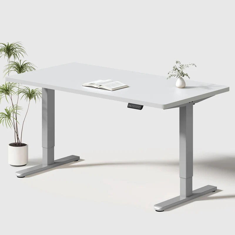 Basic Höhenverstellbarer Schreibtisch mit Entire Board Desktop