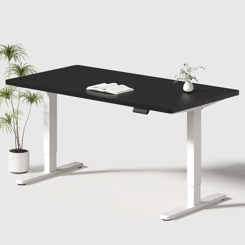 Basic Höhenverstellbarer Schreibtisch mit Entire Board Desktop