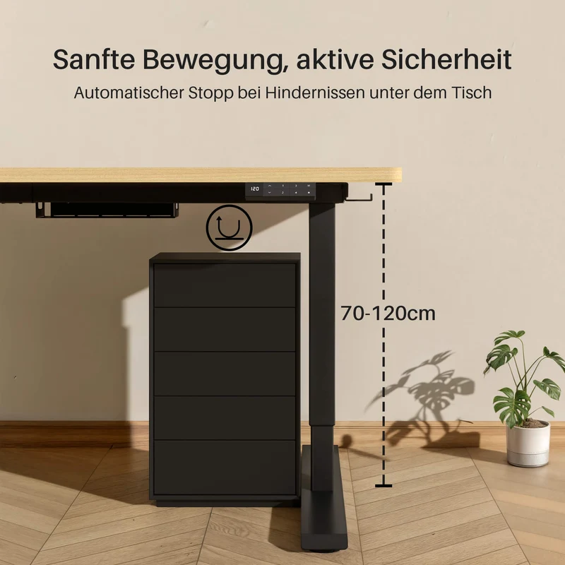 Dual Ultra Tischgestell mit Premium Elektrisch Höhenverstellbarer Schreibtisch