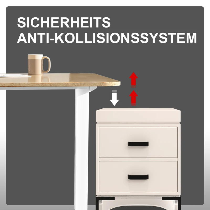 Einzelmotor Höhenverstellbares Tischgestell