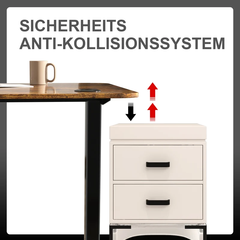 Einzelmotor Höhenverstellbares Tischgestell