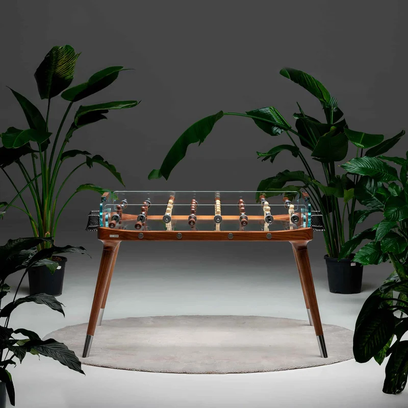 Wood Foosball Table 90°MINUTO CLASSIC by Adriano Design for Teckell