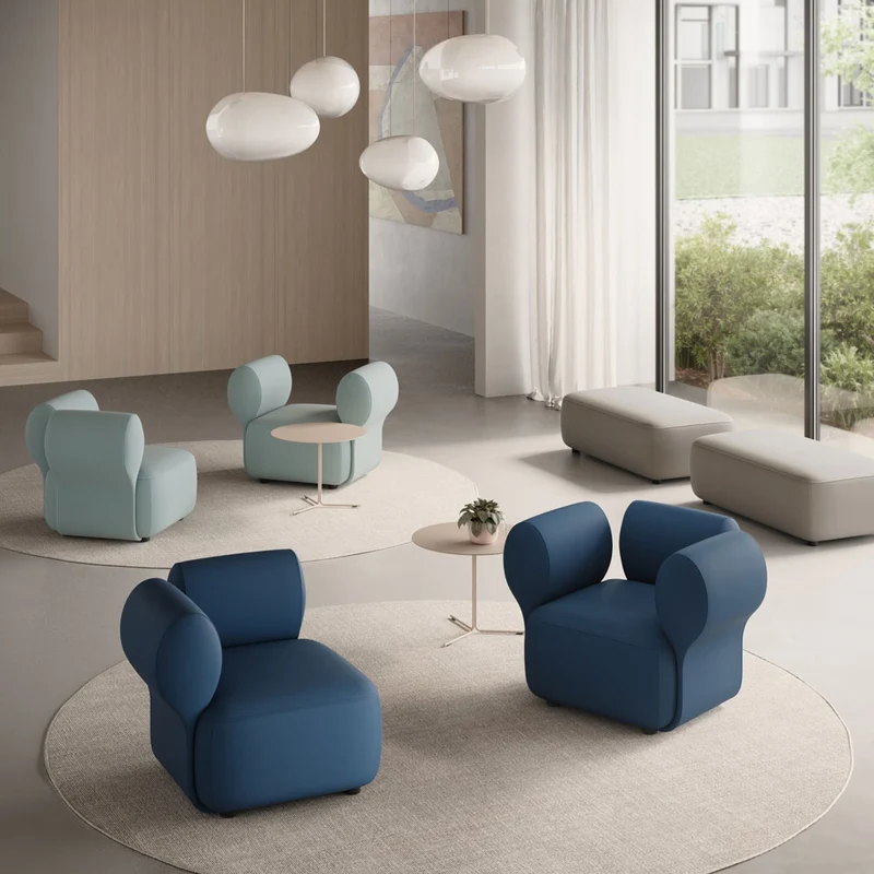 Klipper Lounge 2-Sitzer Sofa Kastel – Design Loungesofa | Sofasystem für moderne Kommunikationszonen