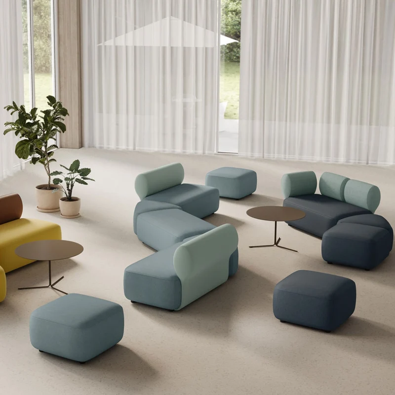 Klipper Lounge 2-Sitzer Sofa Kastel – Design Loungesofa | Sofasystem für moderne Kommunikationszonen