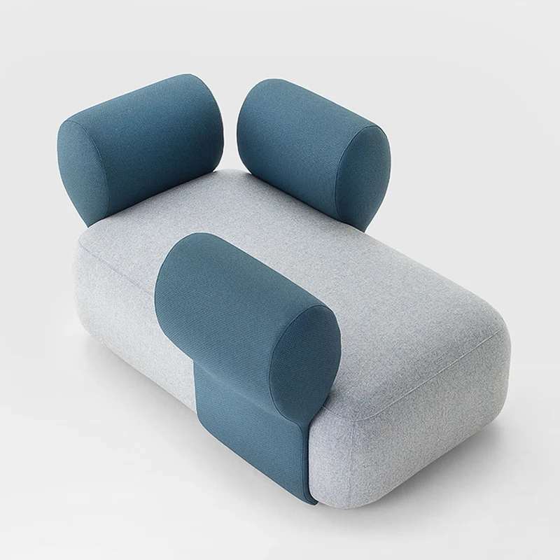 Klipper Lounge 2-Sitzer Sofa Kastel – Design Loungesofa | Sofasystem für moderne Kommunikationszonen