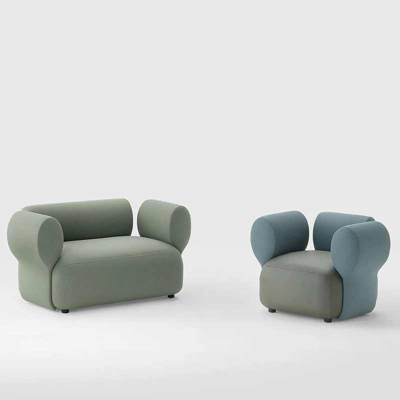 Klipper Lounge 2-Sitzer Sofa Kastel – Design Loungesofa | Sofasystem für moderne Kommunikationszonen
