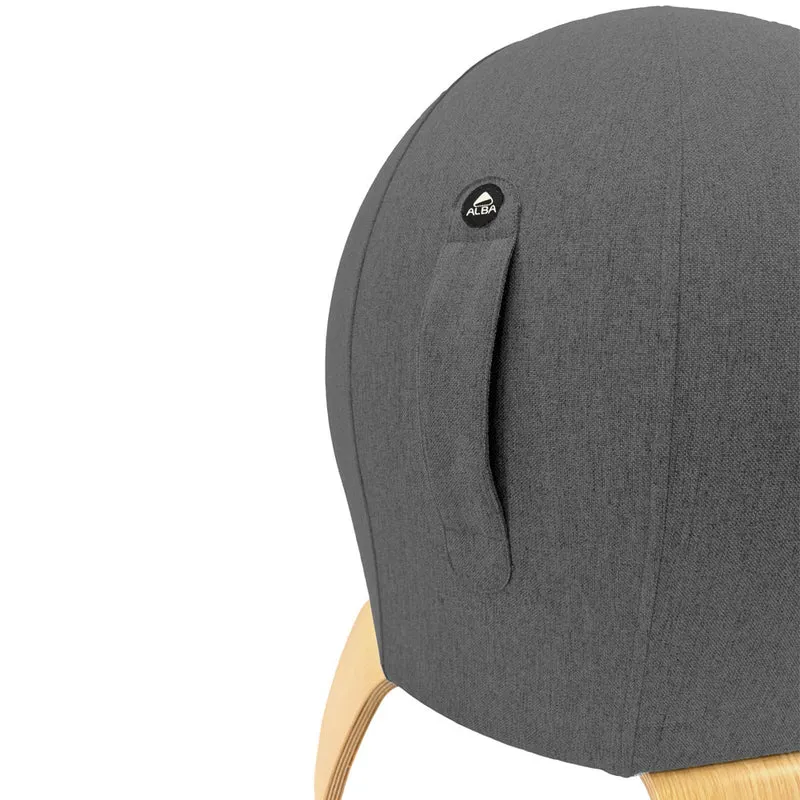 Ergonomischer Sitzball-Hocker Lou von YOS – Aktiver Bürohocker für Homeoffice & Büro