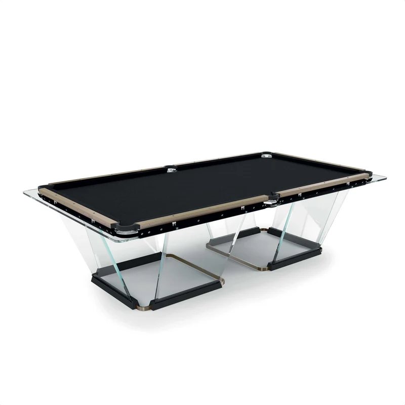 Glass Pool Table T1.1 Bronze by Marc Sadler for Teckell