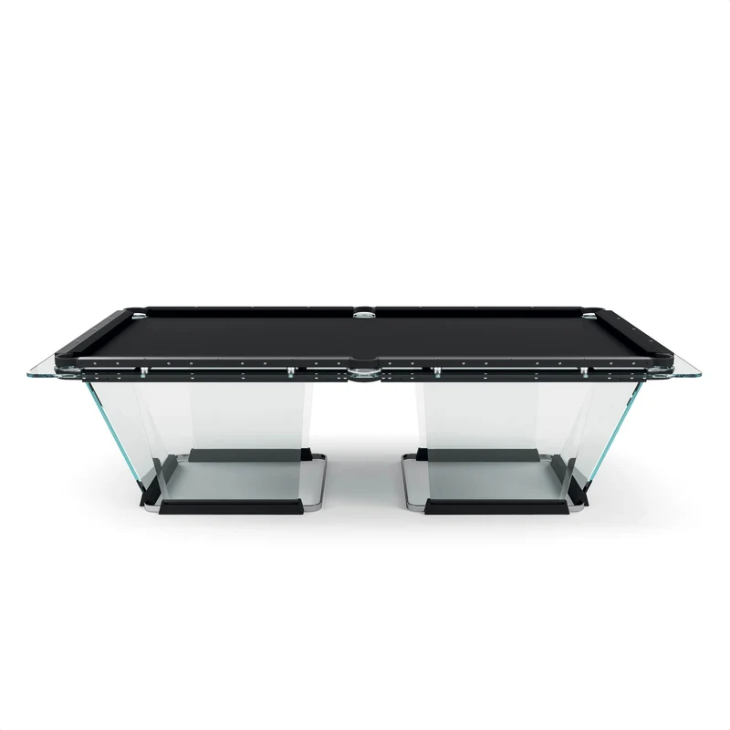 Glass Pool Table T1.1 Black by Marc Sadler for Teckell