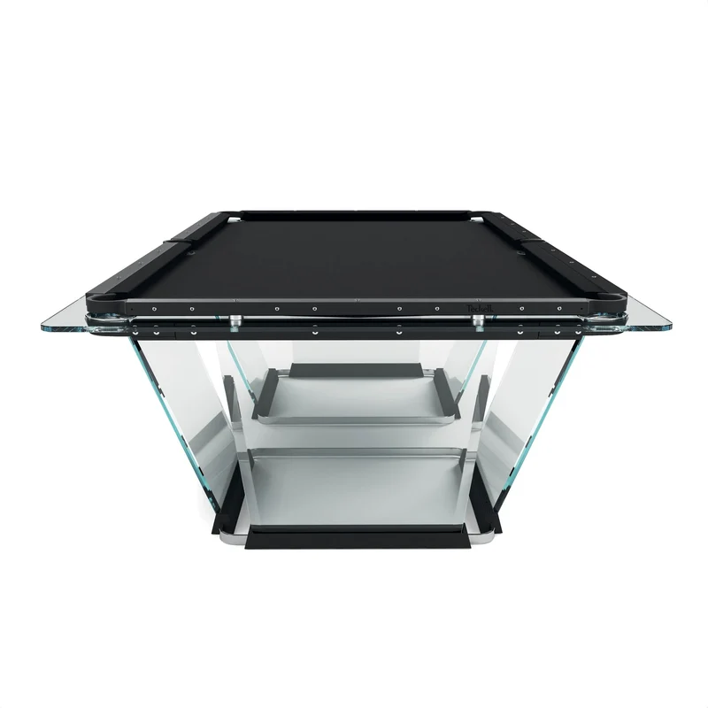 Glass Pool Table T1.1 Black by Marc Sadler for Teckell