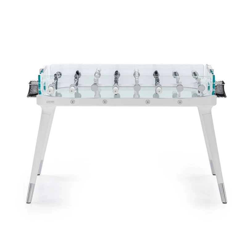 Glass Foosball Table 90°MINUTO II Chalk by Adriano Design for Teckell