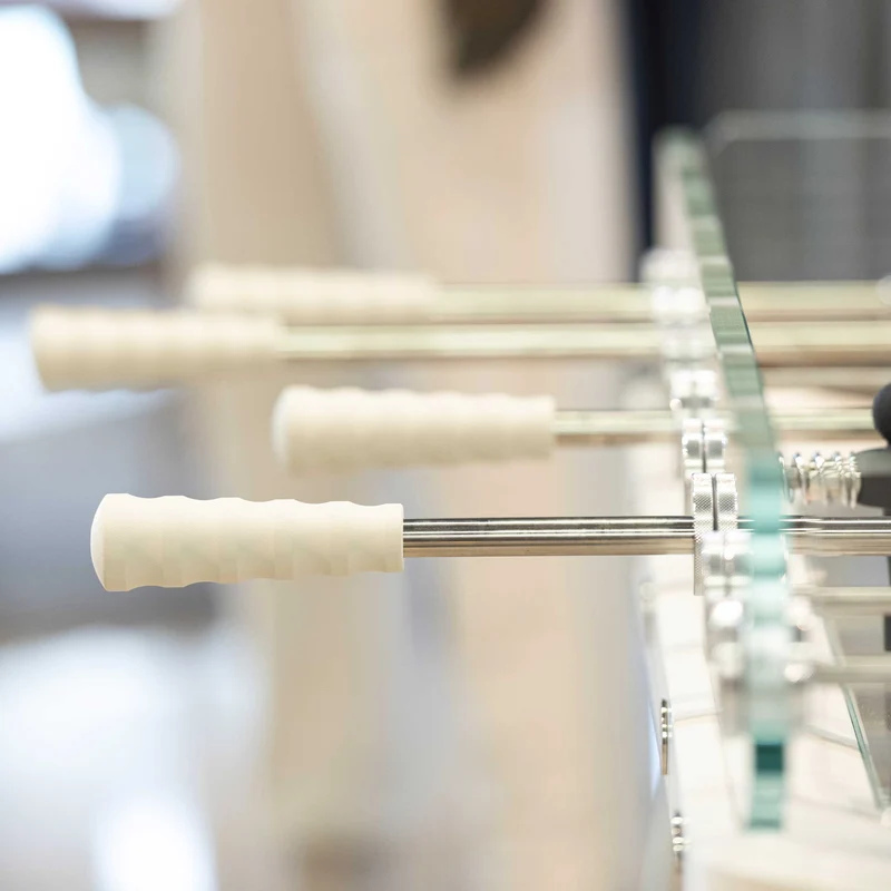 Glass Foosball Table 90°MINUTO II Chalk by Adriano Design for Teckell